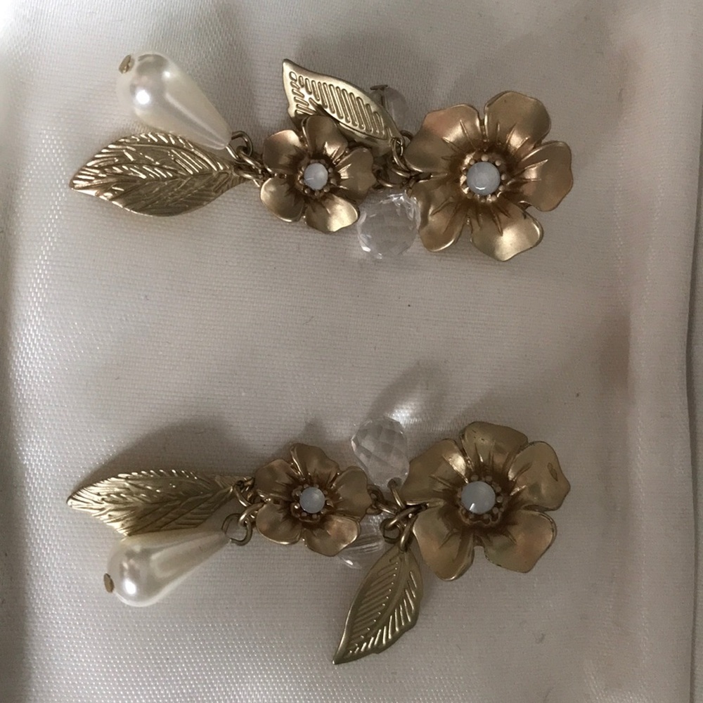 Pierced drop earrings